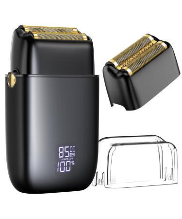 Electric Razor for Men Face Electric Shavers for Men Foil Shaver with 3 Adjustable Speeds Rechargeable Waterproof Close Shave Trimmer with LED Display for Face/Beard/Head Shavers