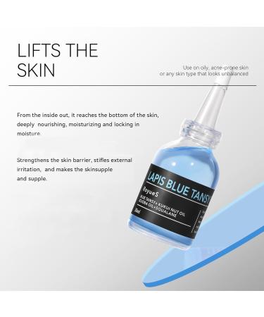 Lapis Blue Tansy Face Oil | Hydrating Skin Serum with Jojoba Oil | Moisturizing Plant Essence | 1 oz for Balanced Skin - Buy Online on GoSupps.com