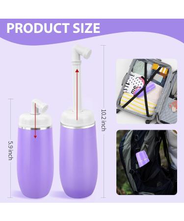 Portable Peri Bottle for Postpartum & Perineal Care | 400ml Travel Bidet Sprayer for Women with Bag - Ideal for International Shipping - Buy Online on GoSupps.com