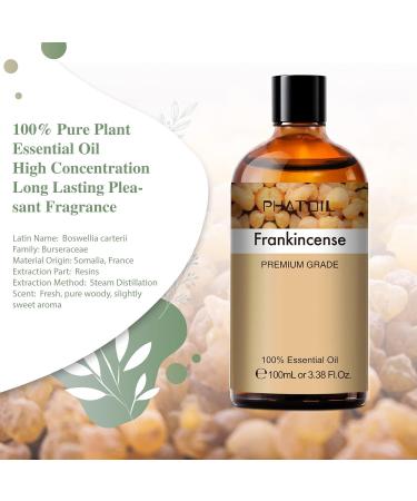 PHATOIL Frankincense Essential Oil 100ML - Premium Grade for Aromatherapy, Diffuser, and Candle Making - Buy Online on GoSupps.com