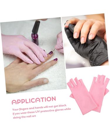5 Pairs Nail Gloves Moisturising Gloves Anti-UV Gloves Gel Manicure Gloves Nail Polish Gloves Sun Cream Gloves Device Elastane Accessories - Buy Online on GoSupps.com