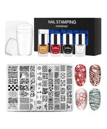 Shop Hislaves 1 Nail Plate DIY - Premium Steel Nail Stamping Set for Flawless Designs | International Shipping Available - Buy Online on GoSupps.com