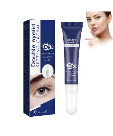 homomdy Double eyelid fixing cream long-lasting and waterproof invisible non-marking natural and quick-drying easy to apply moisturizing for dry eyelids eyelid lifting (1 pc)