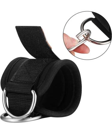 2 Pieces Foot Loops Cable Trainer with D-Rings & Carabiners - Fitness Training Aids for Leg Extensions & Strength Training for Men & Women - Buy Online on GoSupps.com