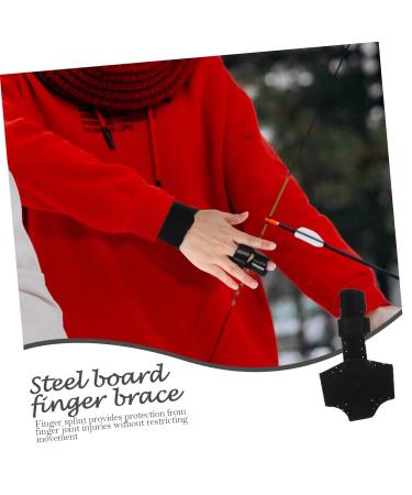 FRCOLOR Finger Splint Thumb Protector | Metacarpal Support & Injured Finger Fixator | Black Aluminum Alloy Guard for Kids - Buy Online on GoSupps.com