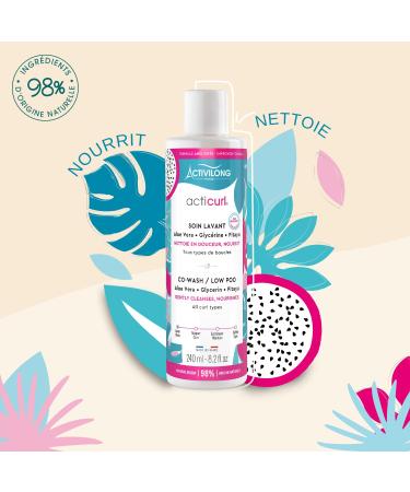 Acticurl Hydra Co-Wash | Define & Hydrate Natural Curls with Dragon Fruit & Aloe Vera | 240 ml - Buy Online on GoSupps.com