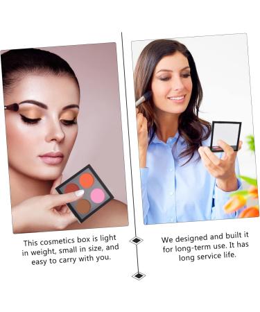 Baluue 5pcs Eye Shadow Blank Empty Cosmetic Eyeshadow Packing Plates Eyeshadow Powder Plate Black As 8.00X7.00X1.30CM Black - Buy Online on GoSupps.com
