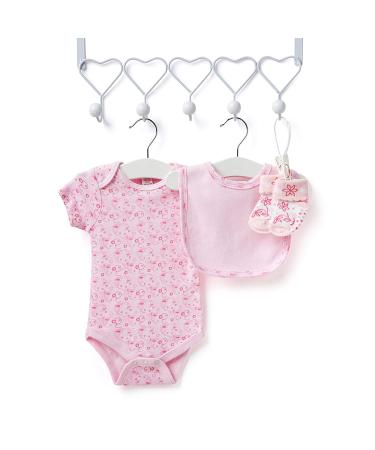 Pink Baby Gift Set with Clothes, Teddy Bear, and Gifts - Perfect Keepsake Box for Baby Girl - Buy Online on GoSupps.com