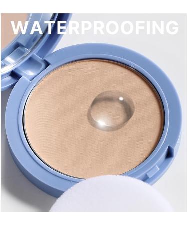 Pressed powder setting powder Matte Oil Control Face Powder Silky Matte Light Beauty Powder Makeup Face Powder Matte Oil Control Nude Makeup Pressed Powder Foundation - Buy Online on GoSupps.com