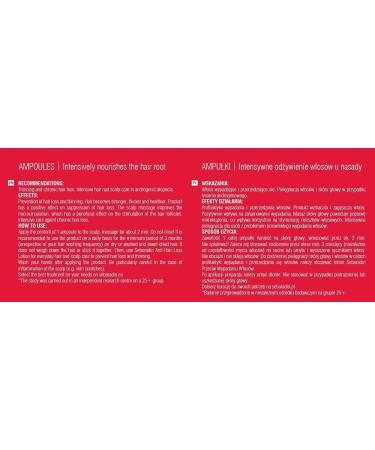 Seboradin Hair Loss Ampoules for Men & Women 14 x 5.5ml Hair Care Serum with Vitamins & Natural Extracts - Effective Scalp Treatment - Buy Online on GoSupps.com