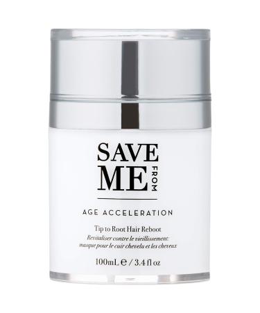 SAVE ME FROM Age Acceleration Tip to Root Hair Reboot Anti-Aging Hair Mask | Hair Repair  Hair Volumizer & Hair Thickener for Rough Hair  Thinning Hair  Brittle Hair & Dry Scalp - 3.4 Fl Oz
