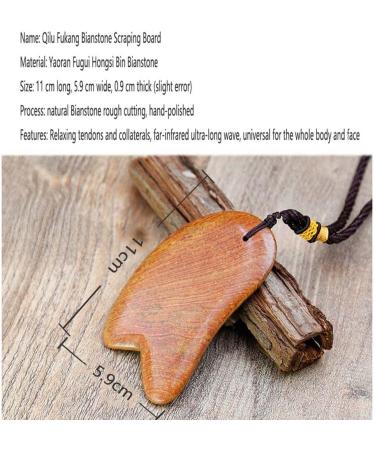 11cm Bianstone Gua Sha Massage Tool | Spa Therapy for Facial Care & Body Massage | Stress & Pain Relief - Buy Online on GoSupps.com