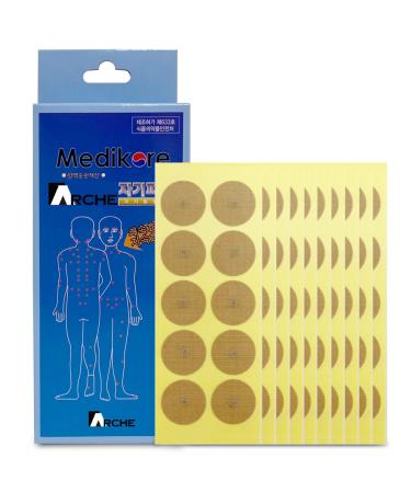 100pcs ACU-Magnetic Patches Healing Tip Magnet Pain Relief Like Acupuncture Pre-Attached to Plasters for Shoulder Wrist Neck arm Leg Back