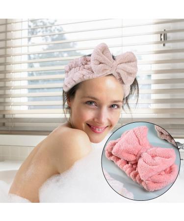 Buy Pzihao 3 Pieces Bowknot Hairbands - Elastic Coral Velvet Makeup & Shower Headbands for Women & Girls - International Shipping Available - Buy Online on GoSupps.com
