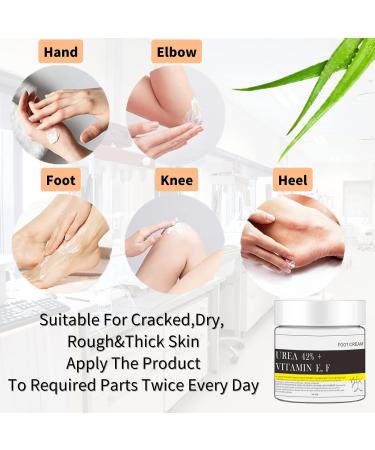 Tongyend Urea Foot Cream Urea 42% Foot Cream Cracked Heel Repair Cream For Dry Hard Skin Callus Remover Foot Moisturiser Nourishes Softens Dry Rough Cracked Dead Skin Foot Care - Buy Online on GoSupps.com