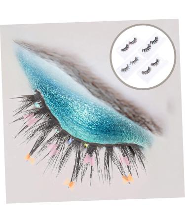 FRCOLOR 4 Pairs Sequin False Eyelashes Segmented False Eyelashes Sequins Fake Lash Natural False Soft Thick Lashes Artificial Eyelashes Handmade Eye Lashes Cosplay Decorate Chemical Fiber - Buy Online on GoSupps.com