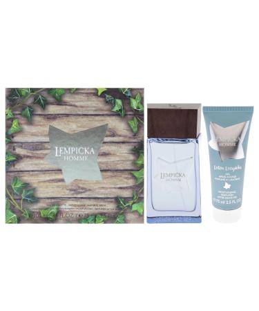 Lolita Lempicka Lempicka Homme Set for Men - 2 Pc Gift Set 3.4 oz EDT Spray 2.5 oz After Shave Gel 5.9 Fl Oz (Pack of 1)
