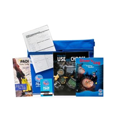 PADI 70821 eLearning Open Water Crew Pack with Computer Simulator Access Card, Log Book