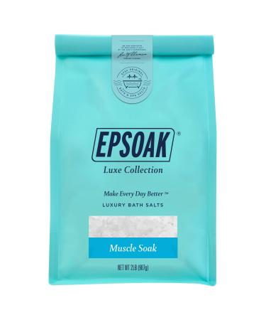 Muscle Soak Bath Salts 2 lb. Luxury Bag - San Francisco Salt Company 2 Pound (Pack of 1)