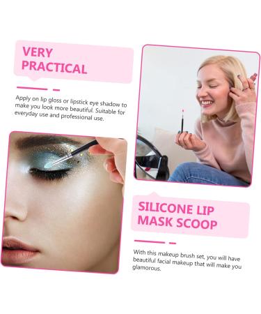 Baluue 20 Pcs Silicone Brush Stick Cream Applicator Makeup Plastic Handle - Buy Online on GoSupps.com