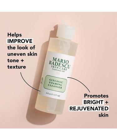 Mario Badescu Glycolic Foaming Cleanser 6 Fl Oz - For All Skin Types - Buy Online on GoSupps.com