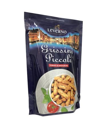 Leverno Grissini Piccoli Tomato & Basil 6-Pack - Authentic Italian Snack | International Shipping Available - Buy Online on GoSupps.com