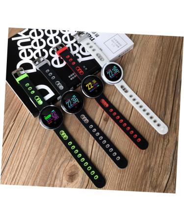 Housoutil Smart Fitness Band & Smartwatch - Heart Rate Meter Intelligent Bracelet in Perlmutt Red - International Shipping Available - Buy Online on GoSupps.com