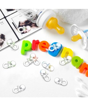Milists 50-Piece Pacifier Party Gifts | Toddler & Newborn Acrylic Pacifiers | Baby Hairpins for Girls - Buy Online on GoSupps.com