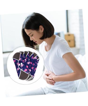Hemoton Reusable Bamboo Menstrual Pads Set - Washable Nursing Mat & Cloth Pads - Charcoal Purple - Eco-Friendly & Absorbent - Buy Online on GoSupps.com