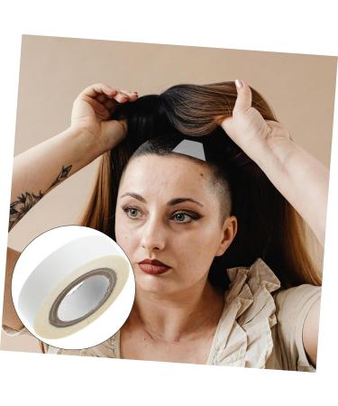 Beatifufu 1 Roll Wig Film Hair Extension Tape Wig Hairpiece Tapes Wig Tape Double Sided Tape for Lace Wigs Lace Front Wig Tape Wig Adhesive Double Sided Wig Tape Lace Front Tape White Tissue - Buy Online on GoSupps.com
