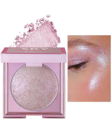 Highlighter Powder | 8g Water Resistant Eyelids Highlighting Powder - Beginner Friendly Brightening Cheekbones Body Cosmetics for Weddings Concerts Tmay #02 - Buy Online on GoSupps.com