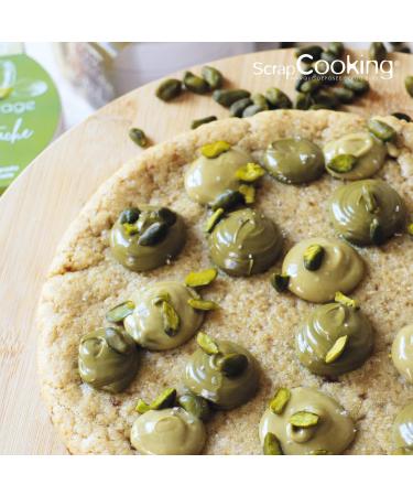 ScrapCooking - P te de Fourrage Cr meux Pistache 200 g - Pour Fourrer Tablettes clairs Macarons G teaux B ches de No l Cookies Cheesecakes & P tisseries - 4638 - Buy Online on GoSupps.com