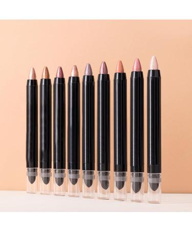  Mimoqk Shimmer Eye Shadow Pencil Smudge-Proof Shadow Stick Shimmer Eye Highlighter Brightening Eye Shadow Long-Lasting Smudge-Proof Eye Best Shimmer Eyeshadow Stick for Everyday Use - Buy Online on GoSupps.com