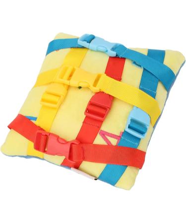 Dementia Activities Pillow Elderly Dementia Pillow Sensory Buckle Cushions Sensory Buckle Pillow Fine Motor Development Anxiety Relief Calming Comforting Activities for Adults - Buy Online on GoSupps.com