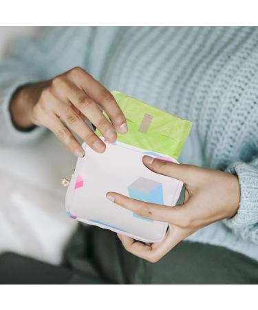 GLEAVI Sanitary Napkin Storage Bag - Menstrual Wipes Pouch & Handbag Organizer for Purses - Travel Cosmetic Carrying Case - Buy Online on GoSupps.com