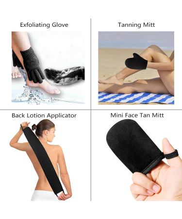 Buy KELILO Self Tanning Mitt Applicator - 5 in 1 Self Tanner Glove for Flawless Tan | International Shipping Available - Buy Online on GoSupps.com