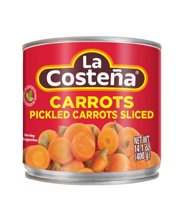 La Costea Sliced Pickled Carrots, 14.1 Ounce Can (Pack of 12) 14.1 Ounce (Pack of 12)