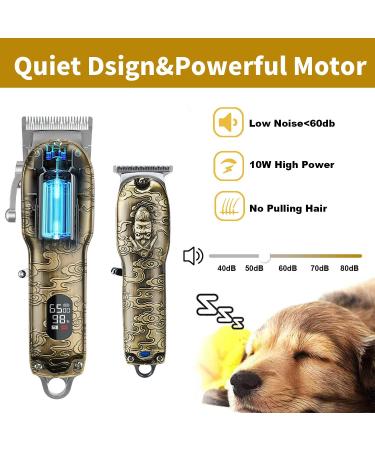 RESUXI Men's Hair Clippers Set | Professional Cordless Trimmers & Beard Kit | USB Rechargeable Hair Cutting Accessories for Men - Buy Online on GoSupps.com