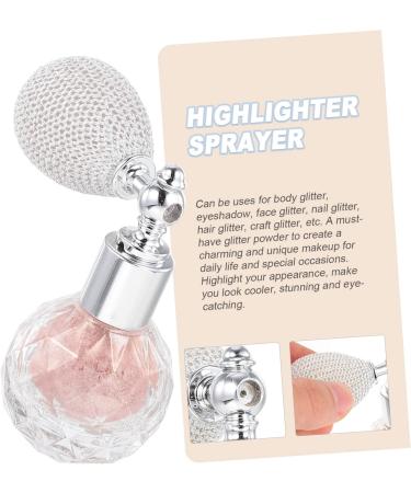 Beavorty Body Glitter Spray 2 Pcs Body Air Bag Powder Highlighters Shimmer Powder Makeup Powder Sprayer Bride Powder Bottle Face Pinkx2pcs mediumx2pcs - Buy Online on GoSupps.com
