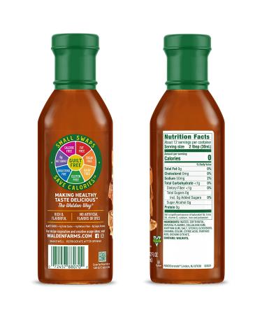 Walden Farms Calorie-Free Maple Walnut Syrup 12 oz (2 Pack) - Sugar-Free, Guilt-Free Deliciousness! - Buy Online on GoSupps.com