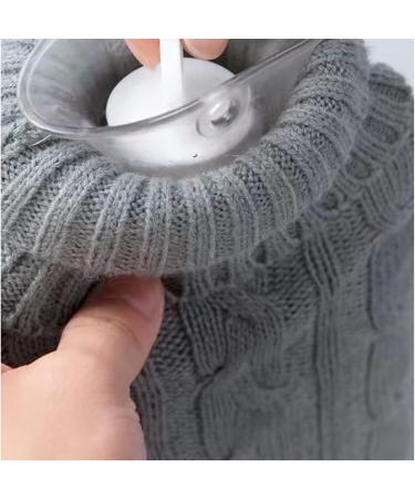 MAIES Hand Warmer & Hot Water Bottle with Knitted Fabric Cover - Large Safe & Cozy Water Bottle Protector for Comfort - Buy Online on GoSupps.com