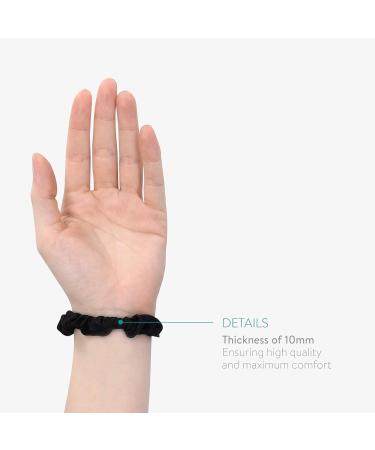 Navaris Silk Hair Scrunchies - 2-Pack Hair Ties & Bands for Ponytails & Braids - Best Hair Accessories for Women - Buy Online on GoSupps.com