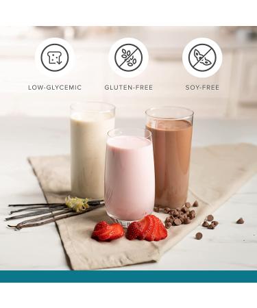 Isagenix IsaLean Shake - Superfood Meal Replacement for Healthy Weight & Lean Muscle Growth - 826g - Strawberry Cream - Buy Online on GoSupps.com
