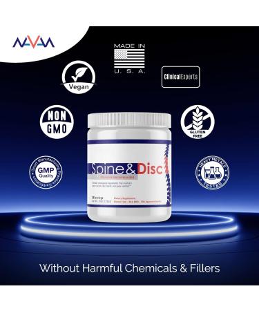 Navan Spine and Disc Osteo Bone Strength & Density Supplement Powder with Calcium, Phosphorus, Vitamin D, Glucosamine, Chondroitin, MSM, & Turmeric by Clinical Experts - Buy Online on GoSupps.com