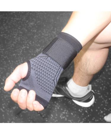 2-Pack Carpal Tunnel Wrist Brace for Men and Women - Adjustable Strap, Wrist Wrap Hand Support Sleeves - Relieve Carpal Tunnel Syndrome, Wrist Pain, Arthritis - Black, Large - Buy Online on GoSupps.com