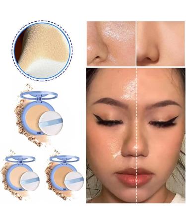 Sacy Lady Face Powder Waterproof Sacy Lady Silk Soft Mist Powder Cake Long-Lasting Waterproof Sacy Lady Silk Soft Mist Powder Sacerdote Lady Polvo Oil Control Face Powder Waterproof 02# - Buy Online on GoSupps.com