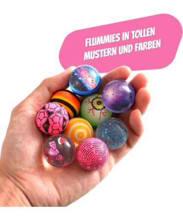 Smalltober Premium Flummi Set - 9 Medium 35mm Jump Balls & Game Ideas for Kids' Birthdays - Perfect for Child Guests! - Buy Online on GoSupps.com