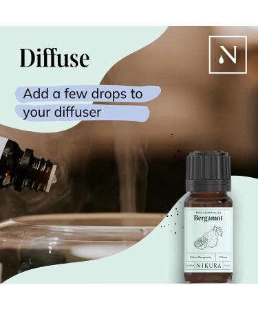 Nikura Citrus Essential Oil Gift Set - 5 x 10ml | Aromatherapy for Home, Skincare, Anxiety | Bergamot, Grapefruit, Lemon, Mandarin, Orange | UK Made - Buy Online on GoSupps.com