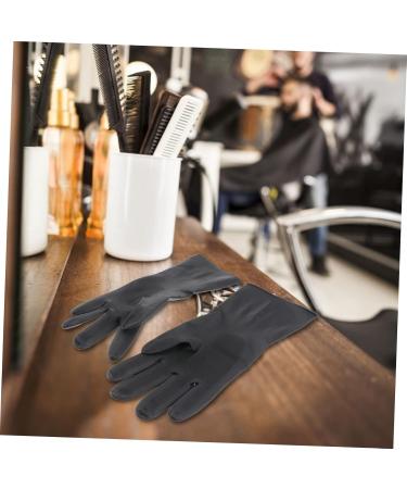 Beavorty 9 Pairs Hair Styling gloves Black Rubber Gloves Reusable Rubber coloring gloves hair salon gloves Hair Dye Gloves black barber little black man Hair Coloring Products - Buy Online on GoSupps.com
