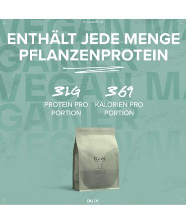 Vegan Mass Gainer Protein Powder Chocolate Peanut 2.5kg - Bulk Size for Muscle Building - Buy Online on GoSupps.com